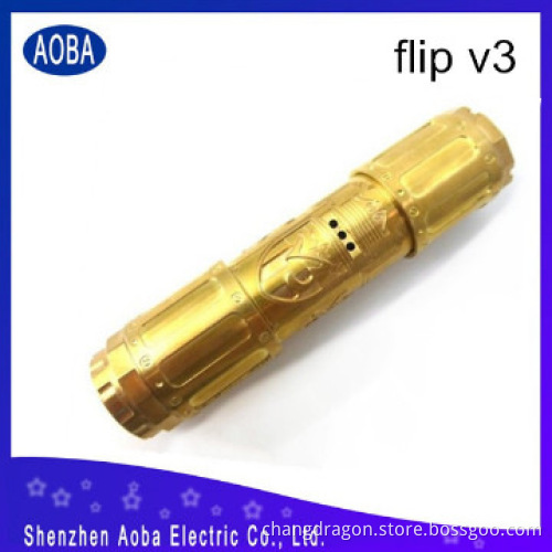 2014 Super design electronic cigarette mechanical mod Flip v3